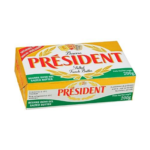 MANTEIGA PRESIDENT COM SAL 200GR