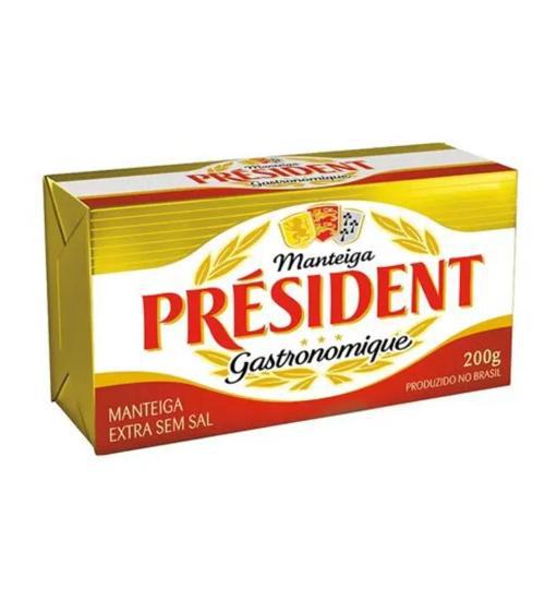MANTEIGA PRESIDENT SEM SAL 200GR