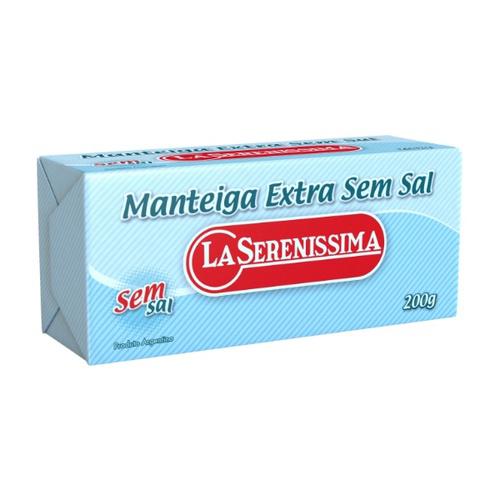 MANTEIGA SEM SAL LA SERENISSIMA 200GR