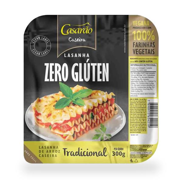 MASSA LASANHA TRADICIONAL CASARAO 300G