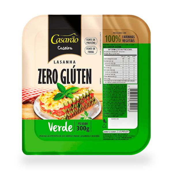 MASSA LASANHA VERDE CASARAO 300G