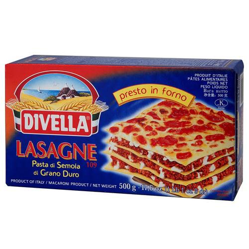 MASSA PARA LASANHA DIVELLA 500G