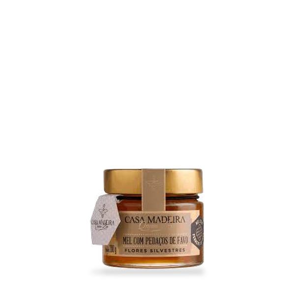 MEL SILVESTRE COM FAVO CASA MADEIRA 200G