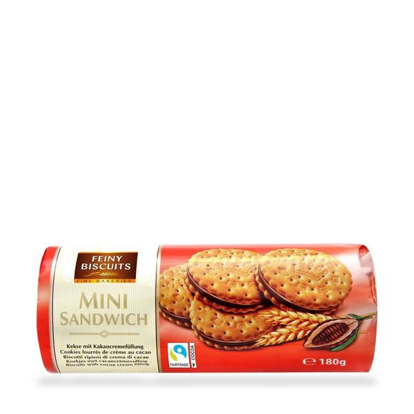 MINI SANDUICHE DE CREME COM CACAU FEINY BISCUITS 180G