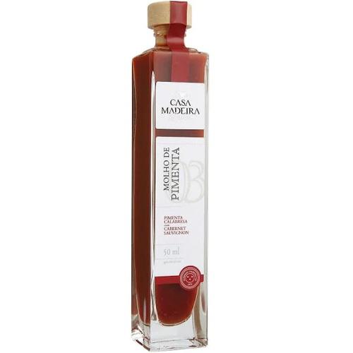 MOLHO DE PIMENTA CALABRESA CASA DE MADEIRA 50G