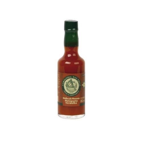 MOLHO DE PIMENTA MALAGUETA VERMELHA CIA DAS ERVAS 80ML