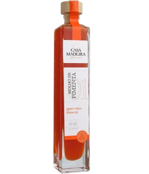 MOLHO DE PIMENTA SWEET CHILICOM MARACUJÁ CASA DE MADEIRA 50G