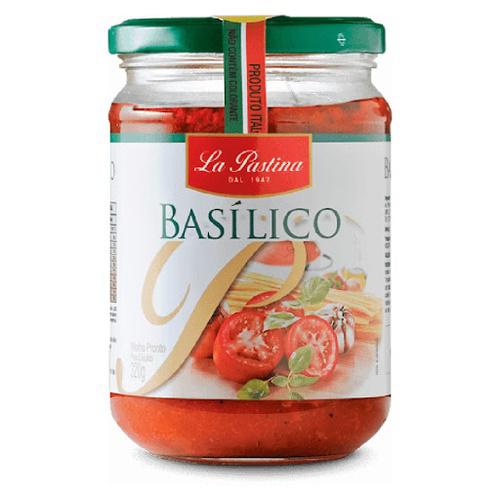 MOLHO DE TOMATE COM BASÍLICO LA PASTINA 320GR