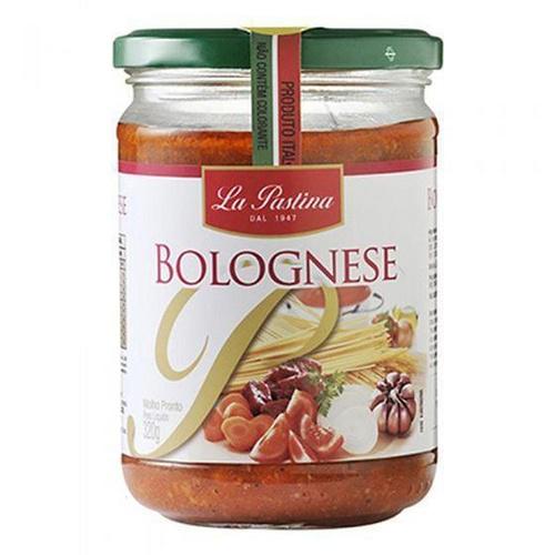 MOLHO DE TOMATE COM BOLOGNESE LA PASTINA 320G