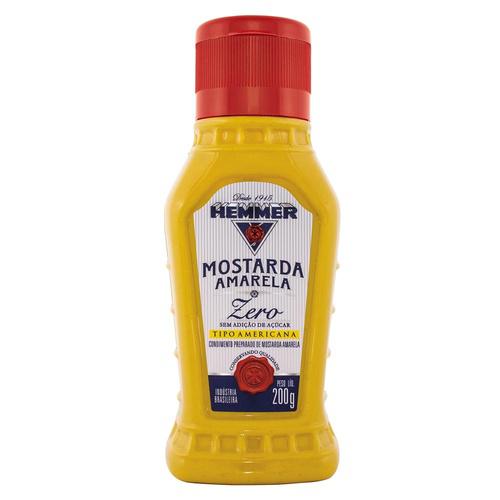 MOSTARDA AMARELA ZERO HEMMER 200GR