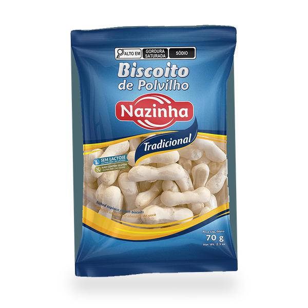 NAZINHA BISCOITO POLVILHO TRADICIONAL 70G