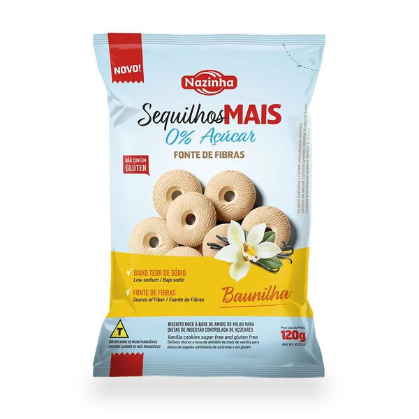 NAZINHA MAIS FIBRA ZERO BAUNILHA 120G
