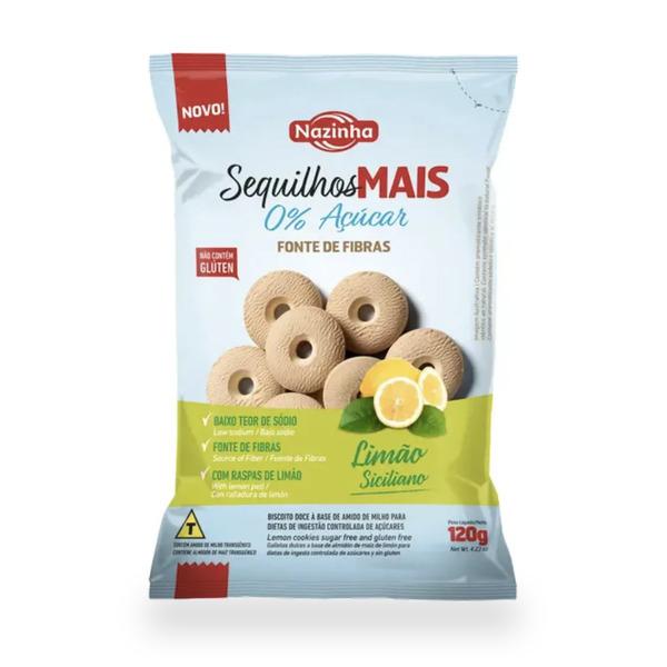 NAZINHA MAIS FIBRA ZERO LIMÃO SICILIANO 120G