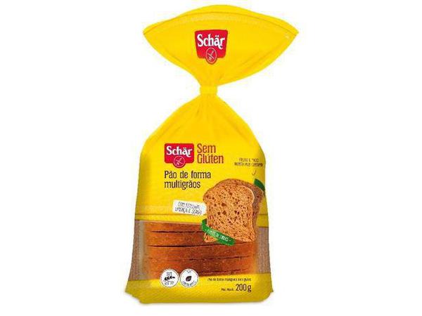 PÃO DE FORMA MULTIGRÃOS SEM GLÚTEN SCHAR 200GR