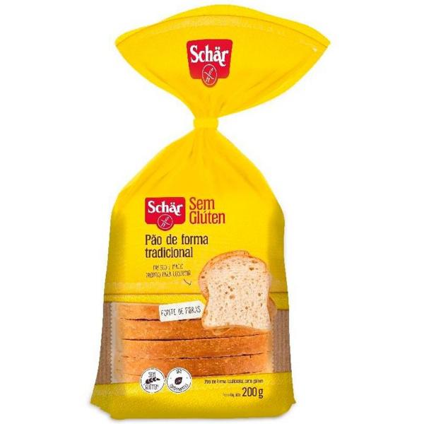 PÃO DE FORMA SEM GLÚTEN SCHAR 200GR