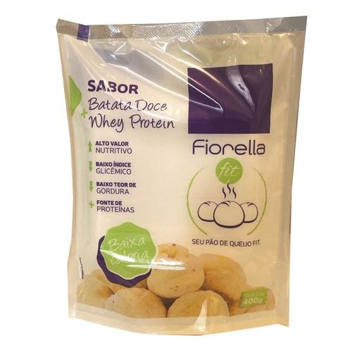 PÃO DE QUEIJO CONGELADO BATATA DOCE WHEY FIORELLA 400G