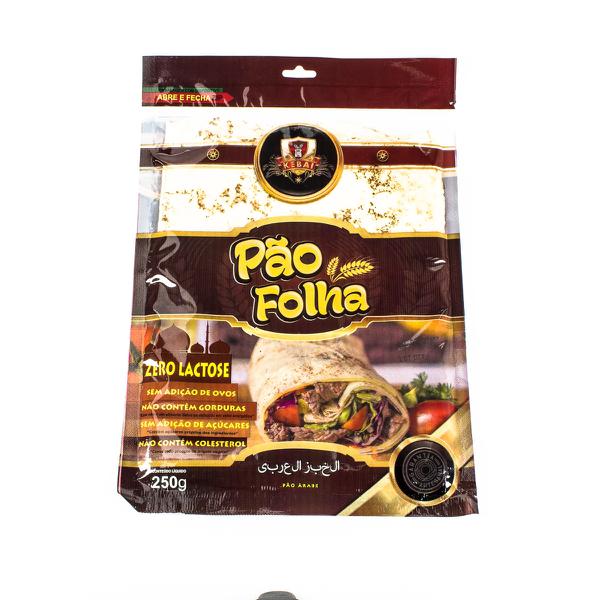PÃO FOLHA KEBAI TRADICIONAL 250G