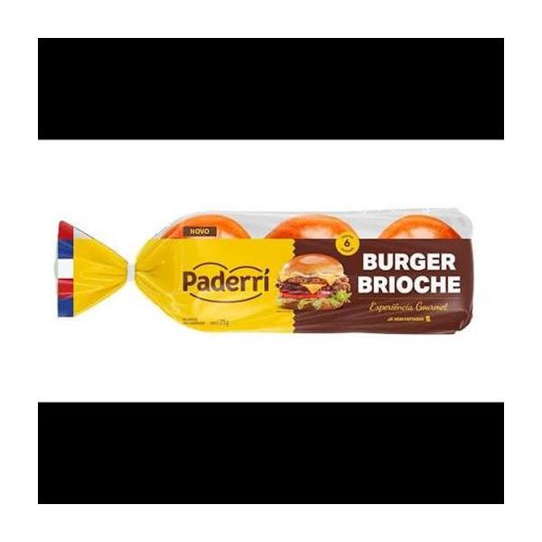 PÃO HAMBURGUER PADERRI 375G