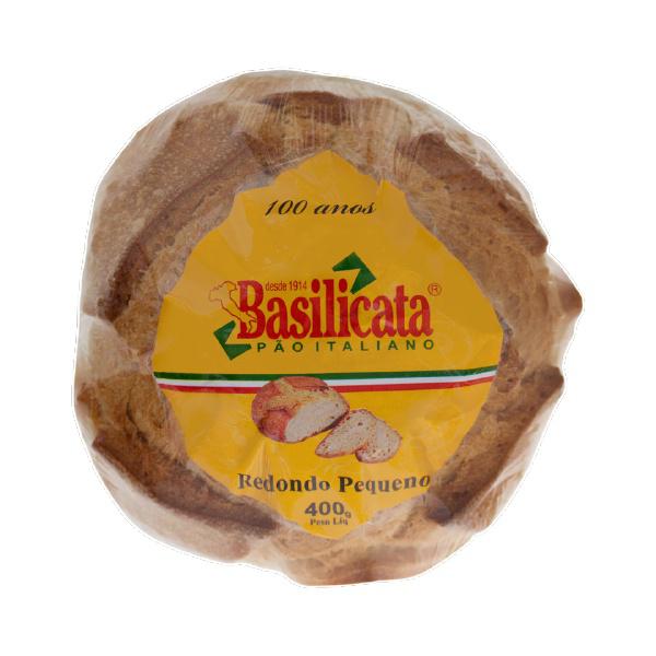 PÃO ITALIANO REDONDO BASILICATA 400GR