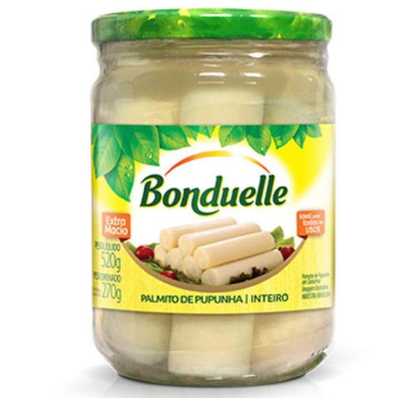 PALMITO PUPUNHA INTEIRO BONDUELLE 520G