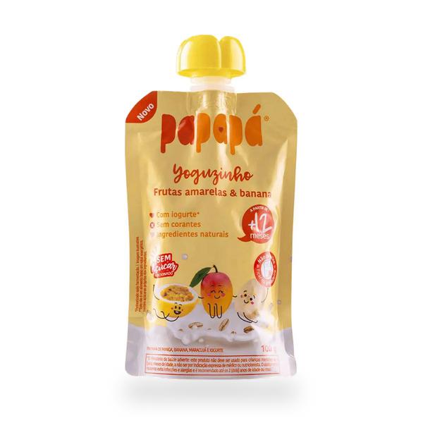 PAPAPA YOGUZINHO FRUTAS AMARELAS E BANANA 100G