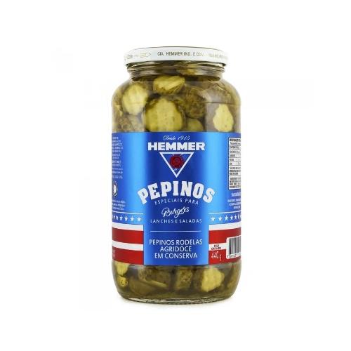 PEPINO RODELAS AGRIDOCE HEMMER 440G
