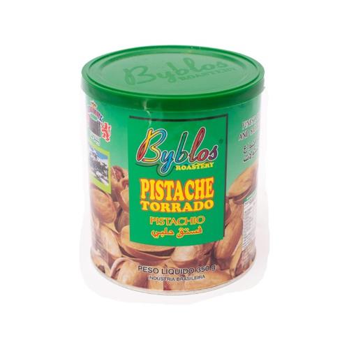 PISTACHE TORRADO E SALGADO BYBLOS LATA 350G