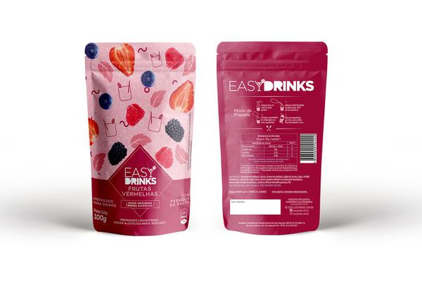 PREPARO DE FRUTAS VERMELHAS EASY DRINKS 100GR