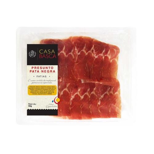PRESUNTO CRU FATIADO CASA BASCA PATA NEGRA 50GR
