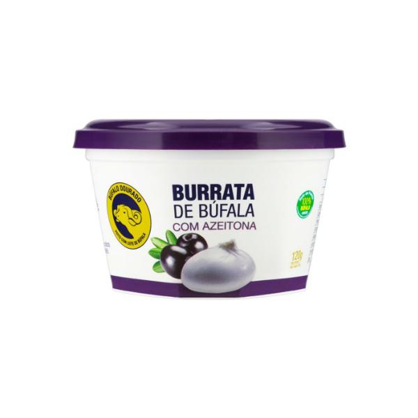 QUEIJO BURRATA BÚFALA AZEITONA DOURADA