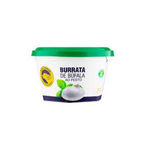 QUEIJO BURRATA BÚFALA PESTO DOURADA