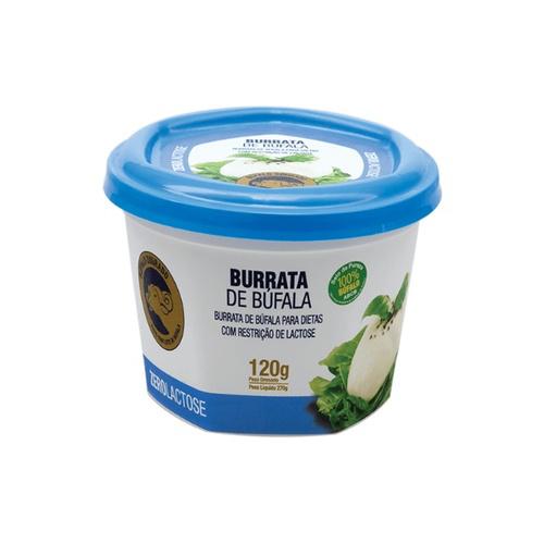 QUEIJO BURRATA DOURADO SEM LACTOSE POTE 120GR