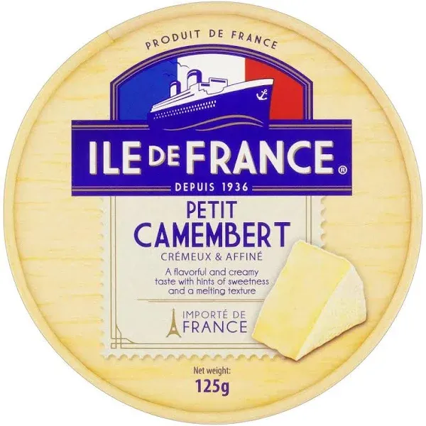QUEIJO CAMEMBERT ILE FRANCE 125G