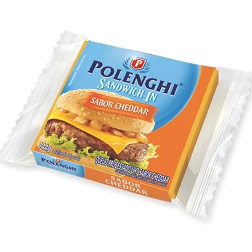 QUEIJO CHEDDAR SANDWICH IN POLENGHI 144GR