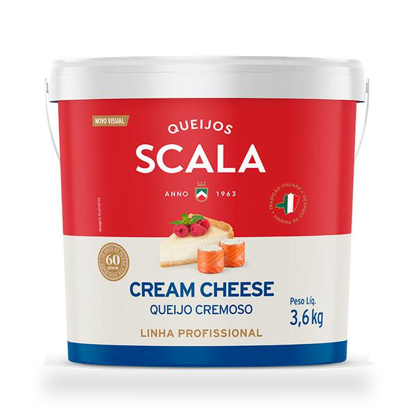 QUEIJO CREAM CHEESE BALDE SCALA 3 6 KG