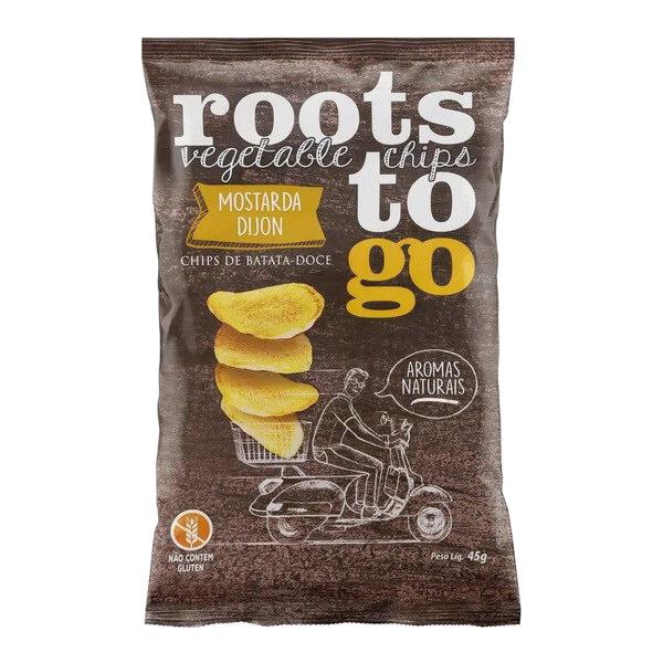 ROOTS TO GO VEG CHIPS MOSTARDA DIJON 45G