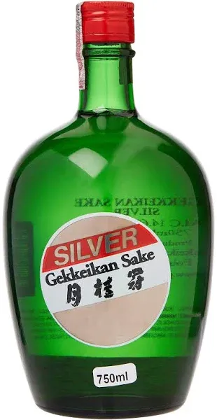 SAKE SILVER GEKKEIKAN 750ML