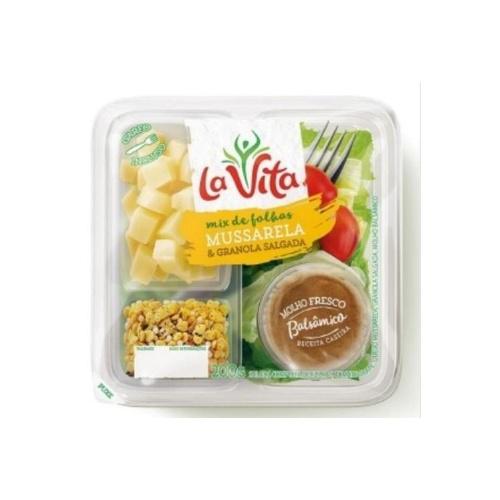 SALADA COM MUSSARELA LA VITA 200G