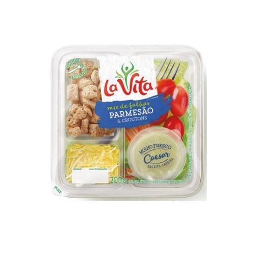 SALADA COM PARMESÃO LA VITA 200G