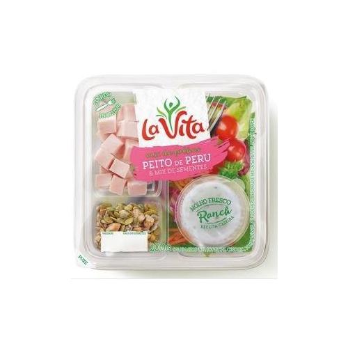 SALADA COM PEITO DE PERU LA VITA 200G