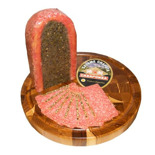 SALAME CASAPONSA CHAPATA PIMENTA VERDE FATIADO 200g