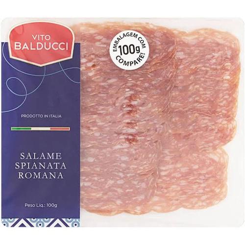 SALAME FATIADO SPIANATA ROMANA VITO BALDUCCI 100GR
