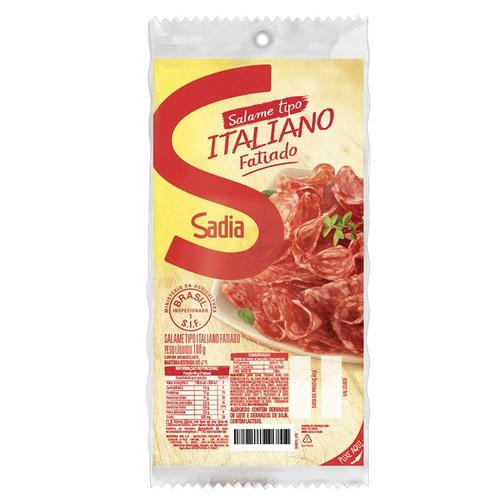 SALAME ITALIANO SADIA FATIADO 200g