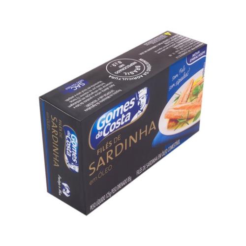 SARDINHA FILÉ EM ÓLEO GOMES DA COSTA 125G