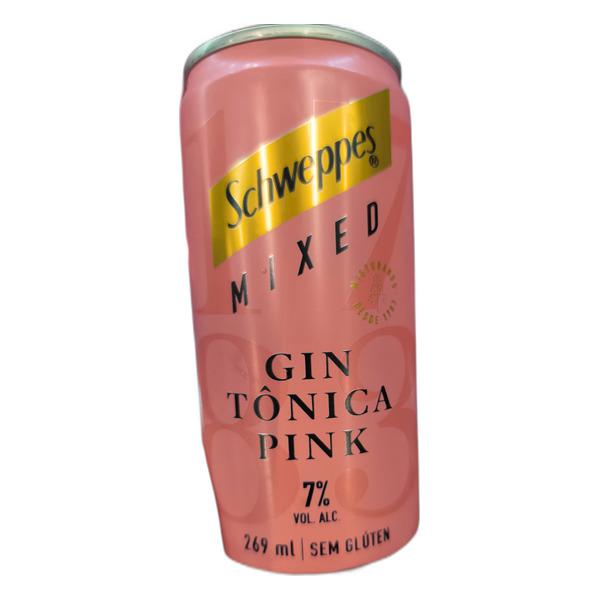 SCHWEPPES MIXED GIN TONICA PINK LT 269ML