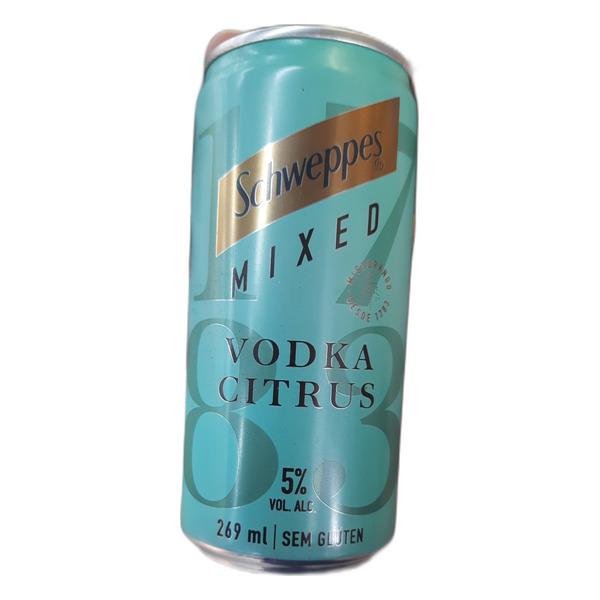 SCHWEPPES MIXED VODKA CITRUS LT 269ML