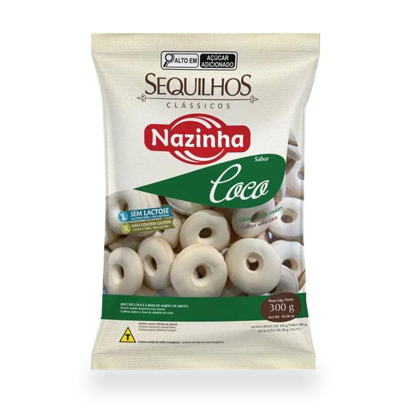 SEQUILHO COCO NAZINHA 300G