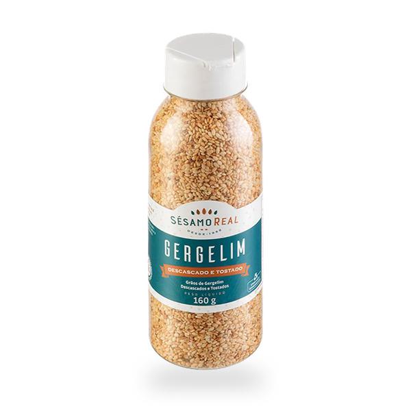 SESAMO REAL GRÃO GERGELIM DESCASCADO TOSTADO 160G