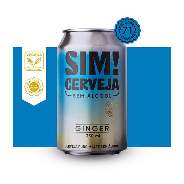 SIM GINGER SEM ALCOOL 350ML