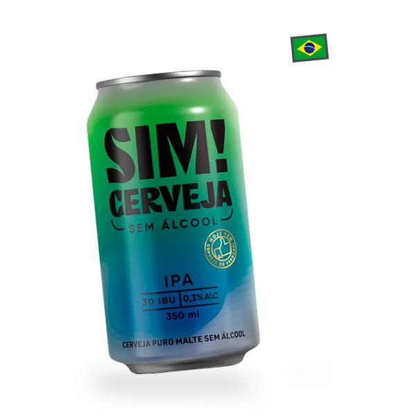 SIM IPA SEM ALCOOL 350ML